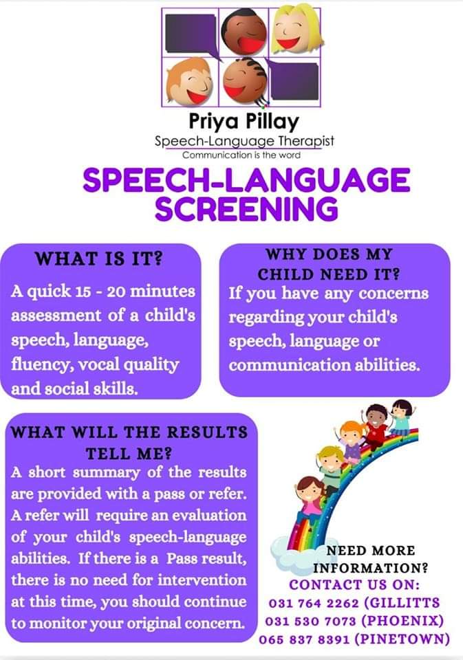 Priya Pillay, Speech-Language Therapist